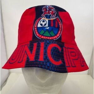 Club Social Y Deportivo Municipal Bucket Sun Hat Futbol Soccer Size Medium